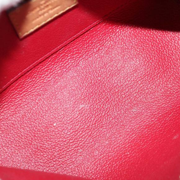 LOUIS VUITTON Vernis Rayure Pochette Cosmetic Pomme D'amour M91721 LV Auth 70046 - Picture 10 of 16